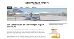 Desktop Screenshot of kohphanganairport.com