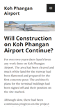 Mobile Screenshot of kohphanganairport.com