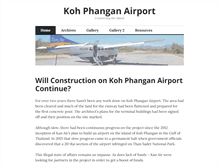 Tablet Screenshot of kohphanganairport.com